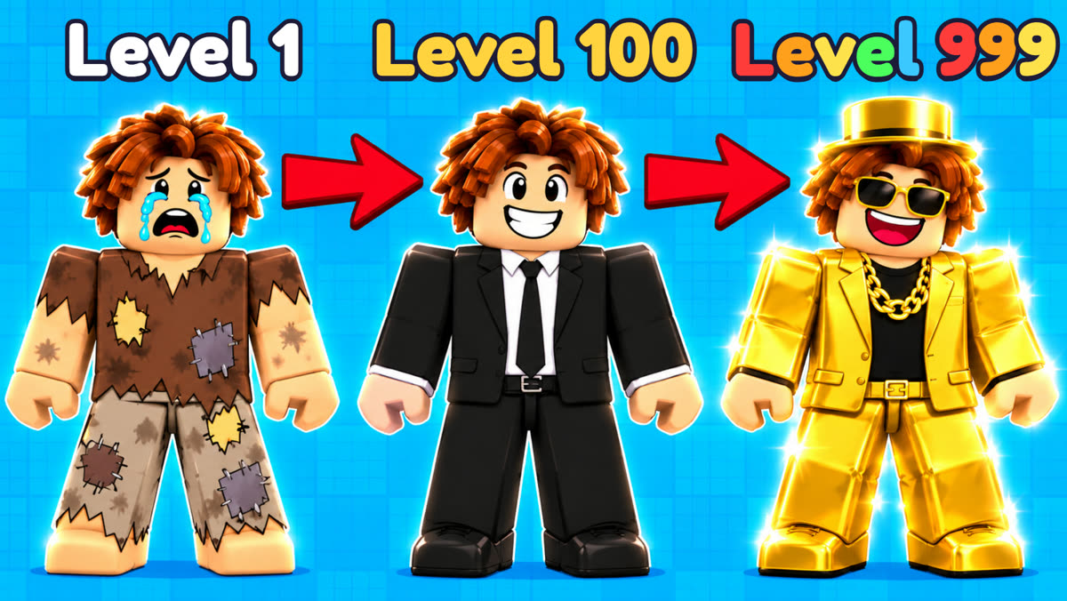 Cash Grab: going from level 1 in rags to level 999 in gold
