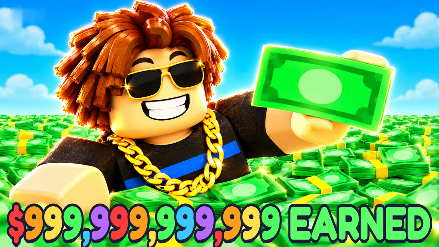 Ad: the player swimming in cash, $999,999,999,999 earned